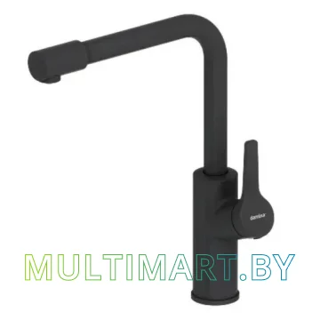Смеситель Damixa Merkur 710770300 (черный матовый)
